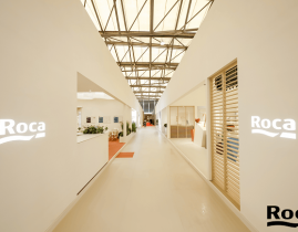 高端浴室图片Roca乐家2025 KBC首秀：智能科技与地中海美学的深度平衡